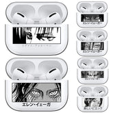 Anime Attack on Titan Transparent Case for Airpods Pro 3 2 1 Shingeki No Kyojin Levi Eren Yeager Airpod Cases TPU Earphone Cover - Animehouse
